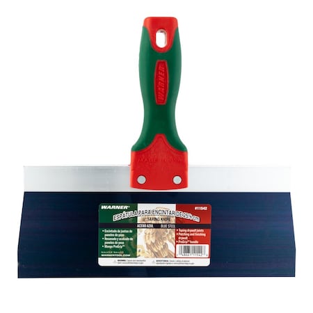 Warner PROGRIP 10" Mexican Heritage Taping Knife, Blue Steel Blade 11542